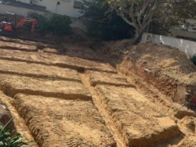 chantier de construction de maison individuelles sur la ciotat 